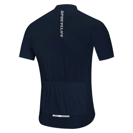Men Quick Dry Breathable Short Sleeve Cycling Jersey Black