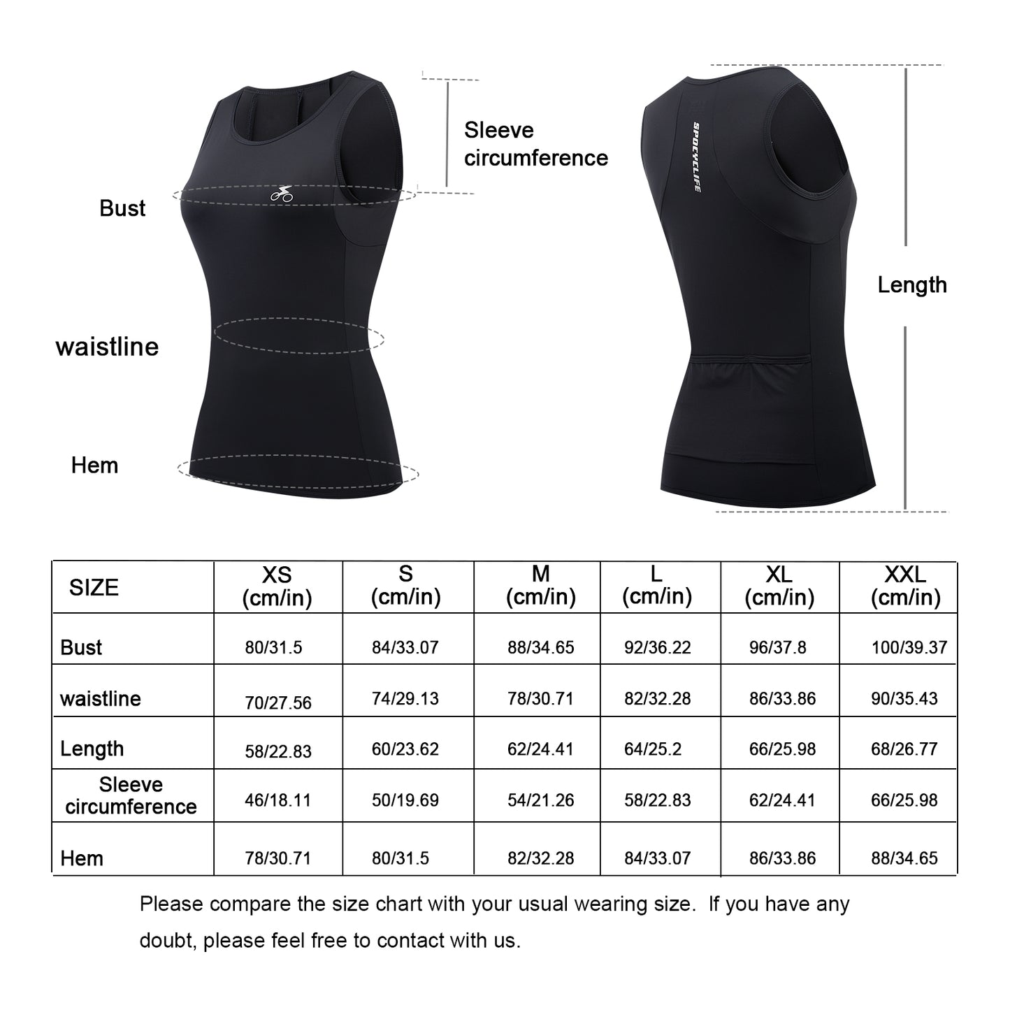 Women Sleeveless Cycling Jersey Quick Dry Breathable Cycling Vest