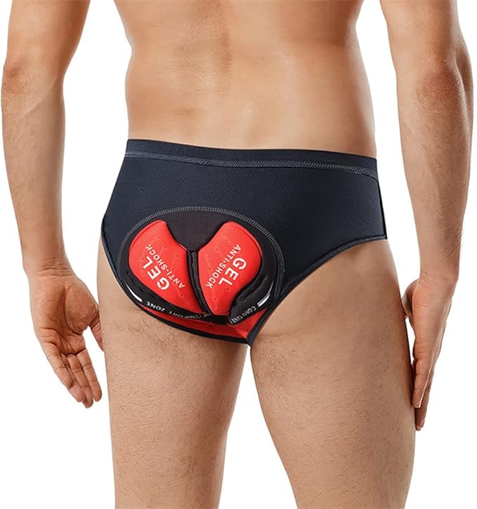 SPOCYCLIFE Men's 5D Padded Cycling Shorts – Breathable MTB & Road Bike Underwear