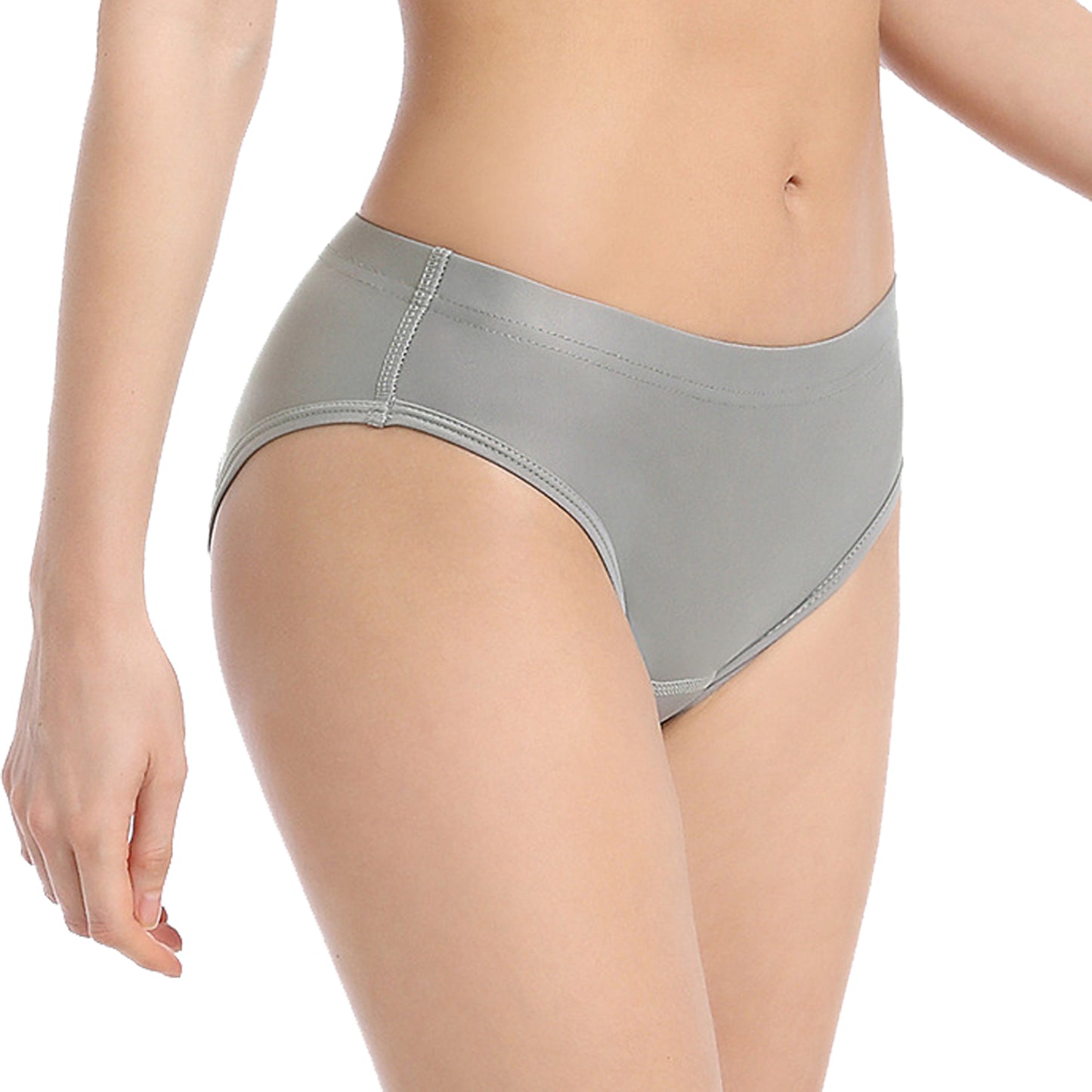 SPOCYCLIFE Women's 3D Padded Cycling Underwear – Light Gray | Breathable Bike Shorts for MTB & Road Cycling