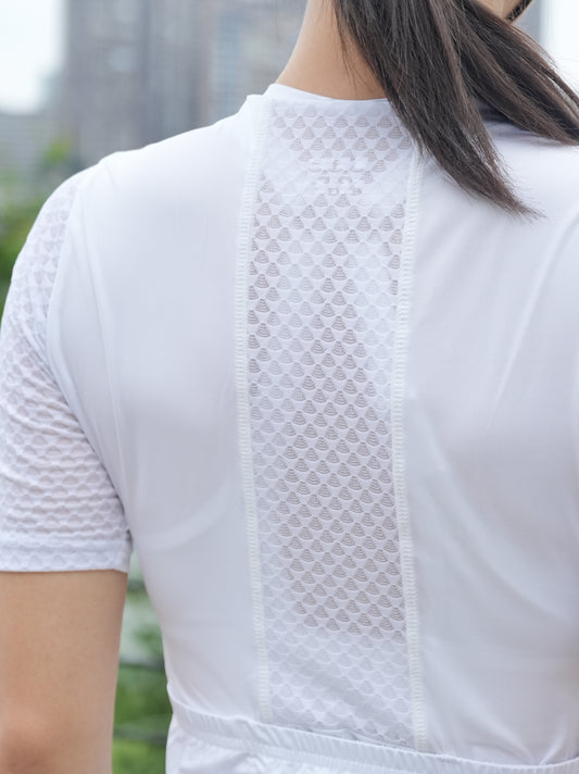 SPOCYCLIFE Women’s White Cycling Jersey