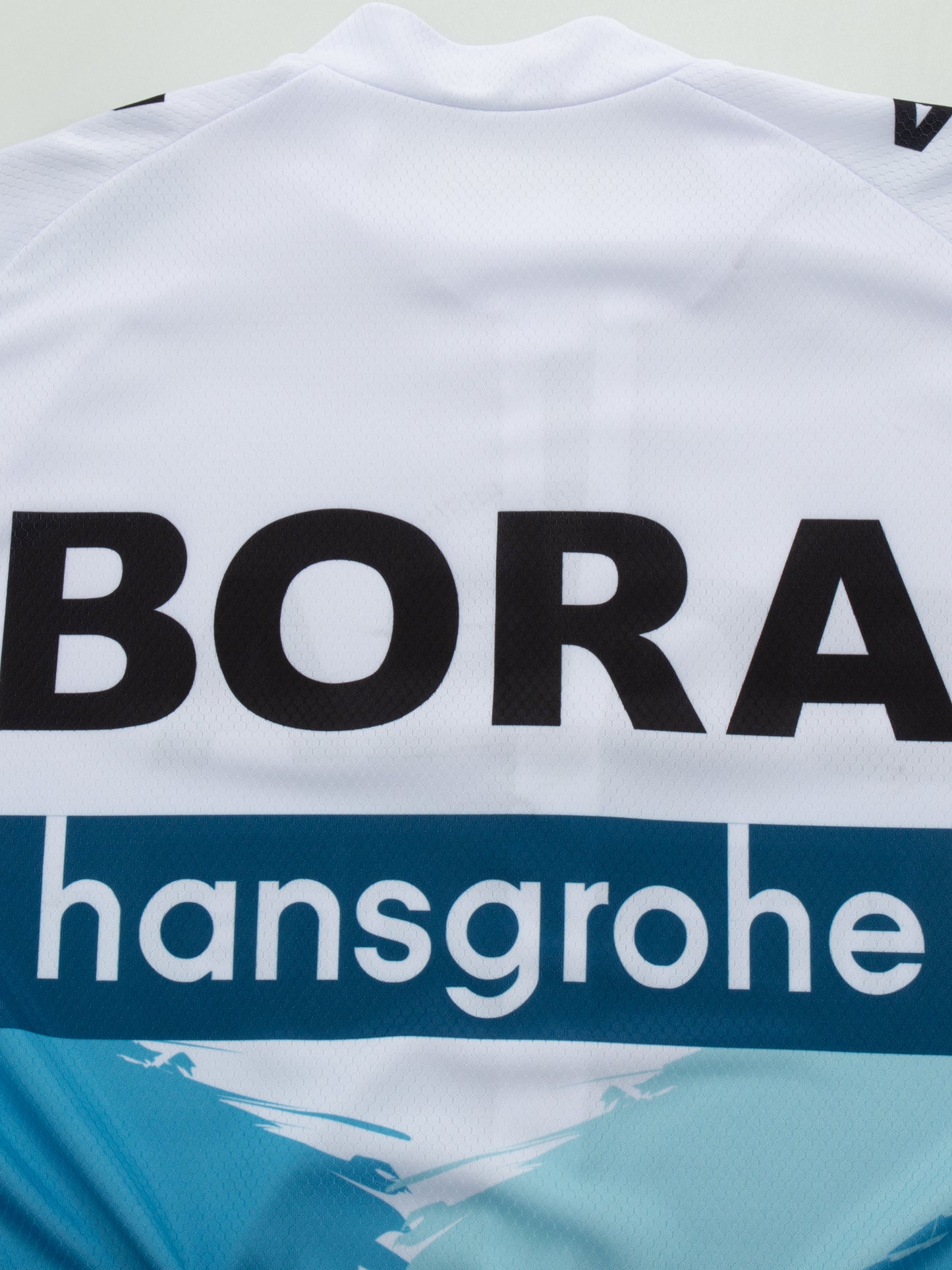 Blue quick dry breathable short sleeve BORA-Hansgrohe men cycling jersey