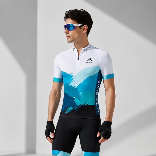 Men’s Breathable Half-Zip Cycling Jersey