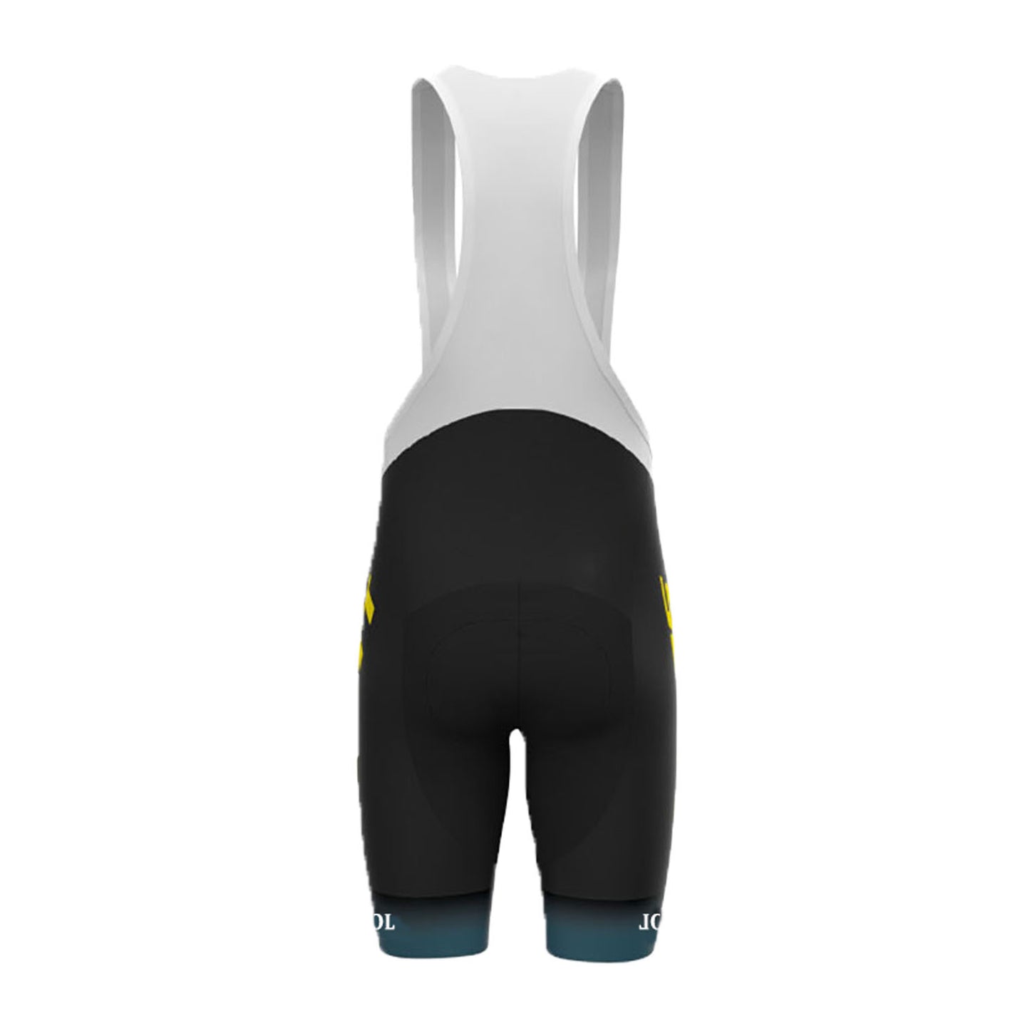 Green breathable short sleeve men cycling jersey set with 3D gel padded