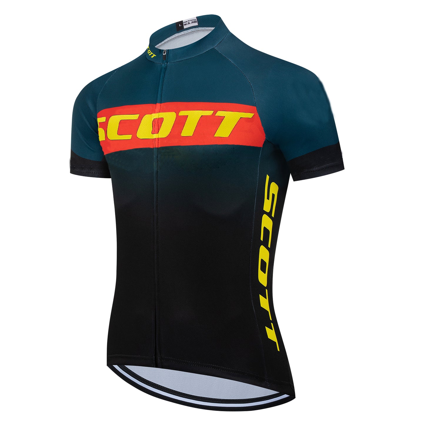 Green quick dry breathable short sleeve SCOTT RC-TEAM men cycling jersey