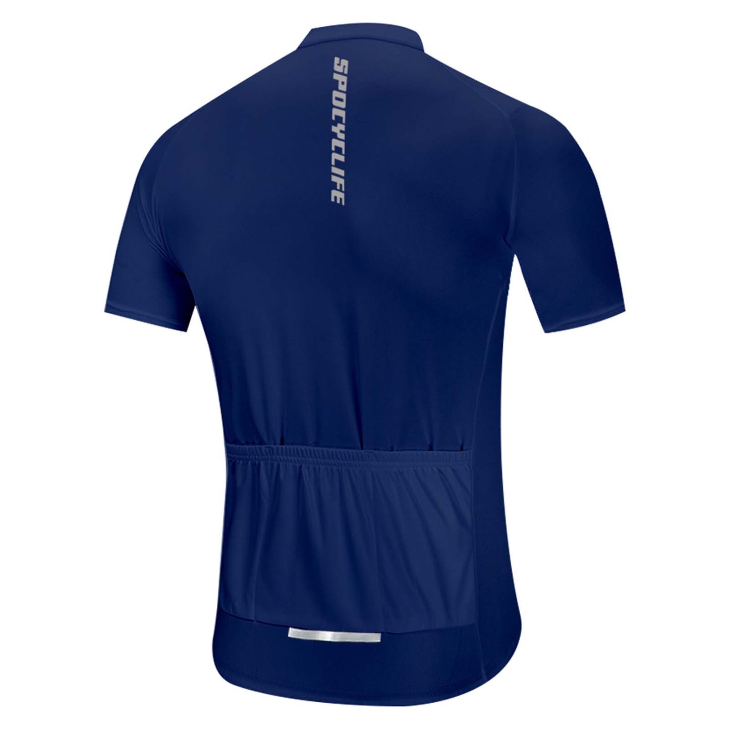 Men Quick Dry Breathable Short Sleeve Cycling Jersey Blue