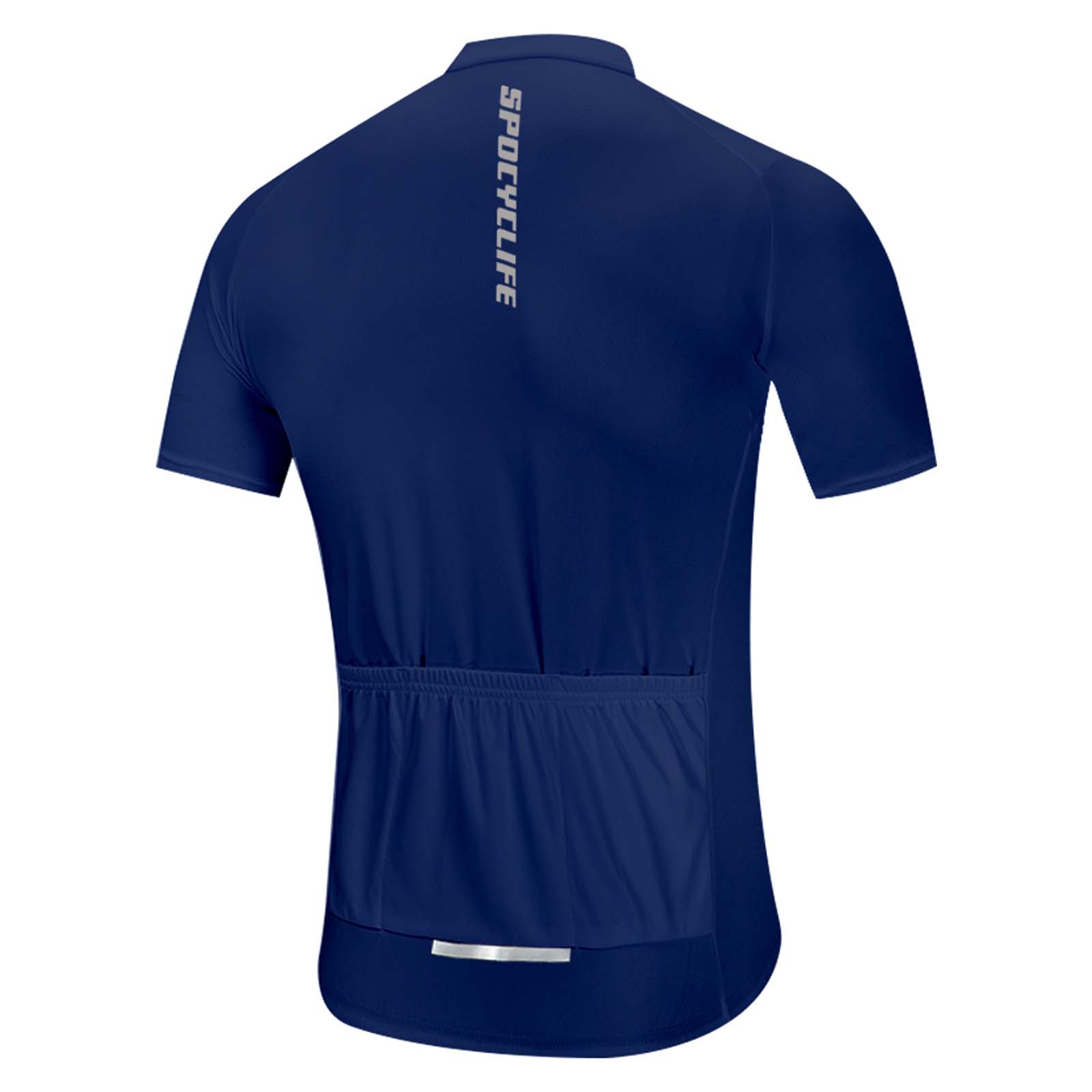 Men Quick Dry Breathable Short Sleeve Cycling Jersey Blue