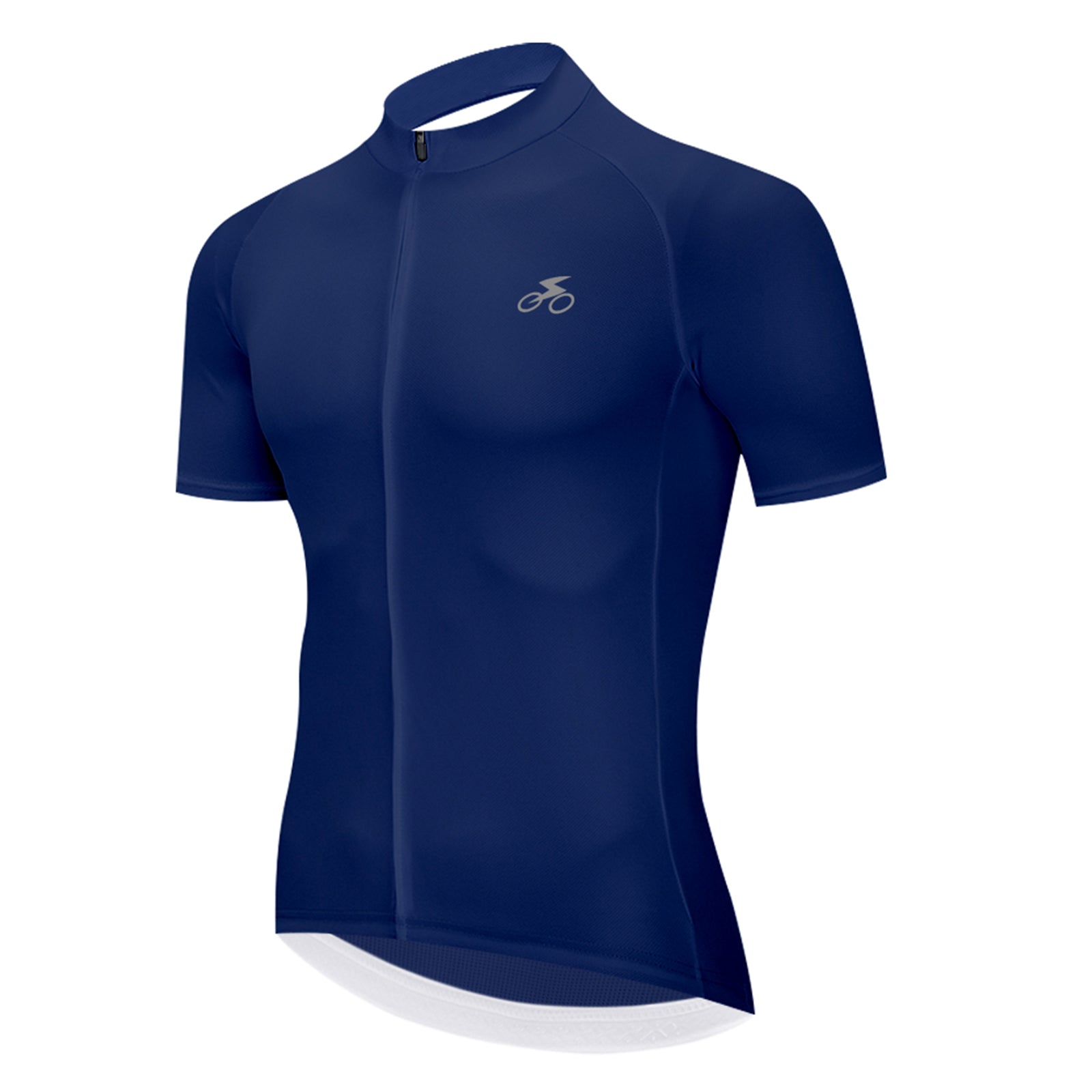 Men Quick Dry Breathable Short Sleeve Cycling Jersey Blue