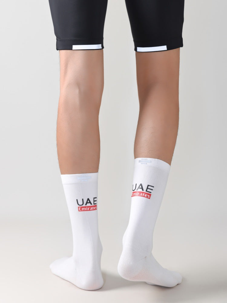 Reflective Cycling Socks – Breathable High Visibility Crew Socks for Road Cycling