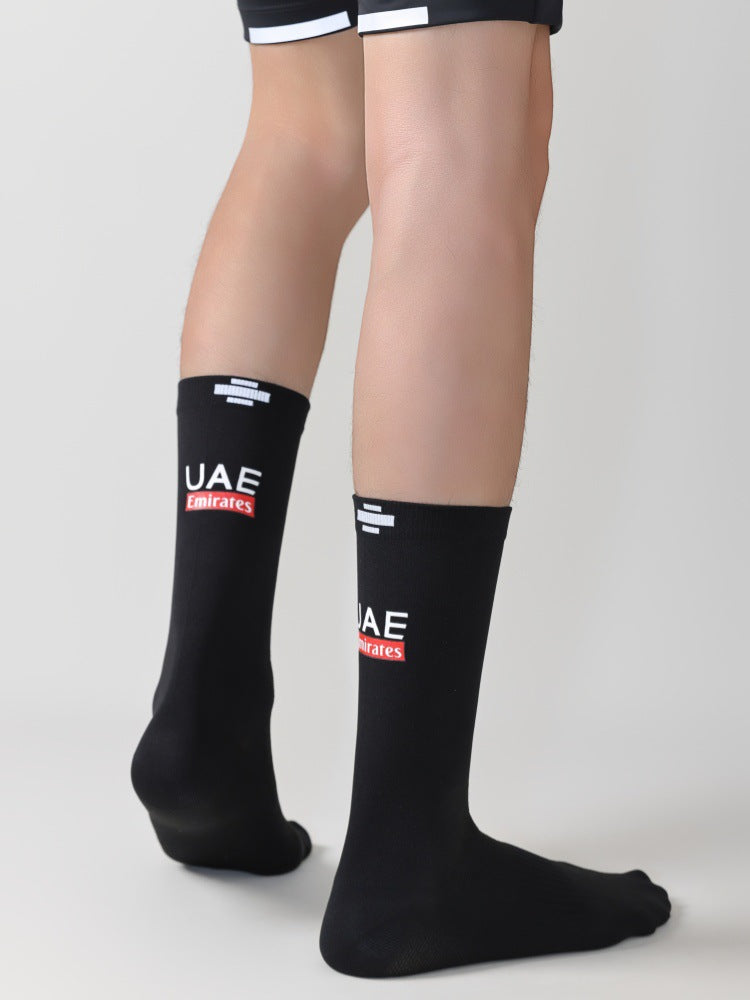 Reflective Cycling Socks – Breathable High Visibility Crew Socks for Road Cycling