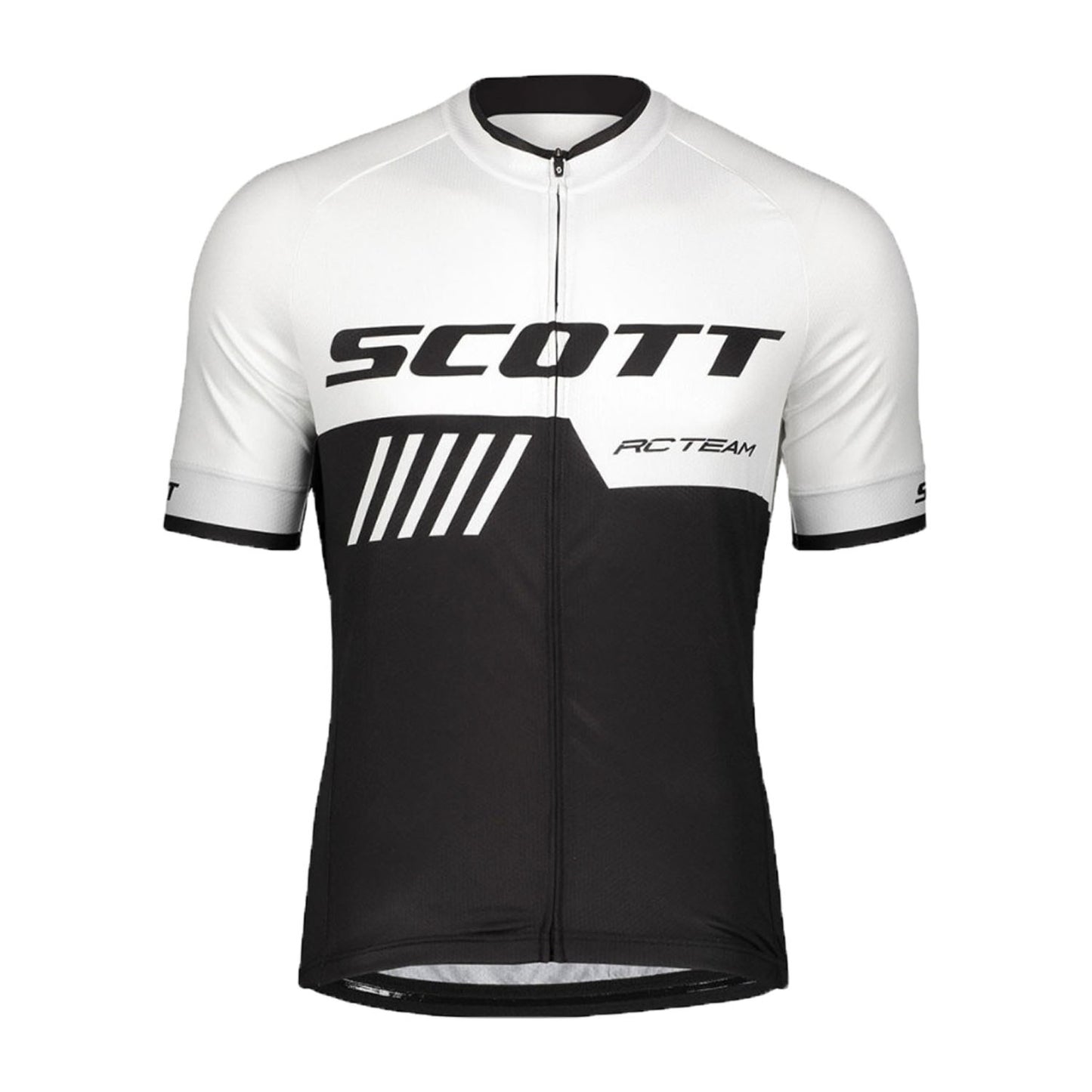 White quick dry breathable short sleeve SCOTT RC-TEAM men cycling jersey