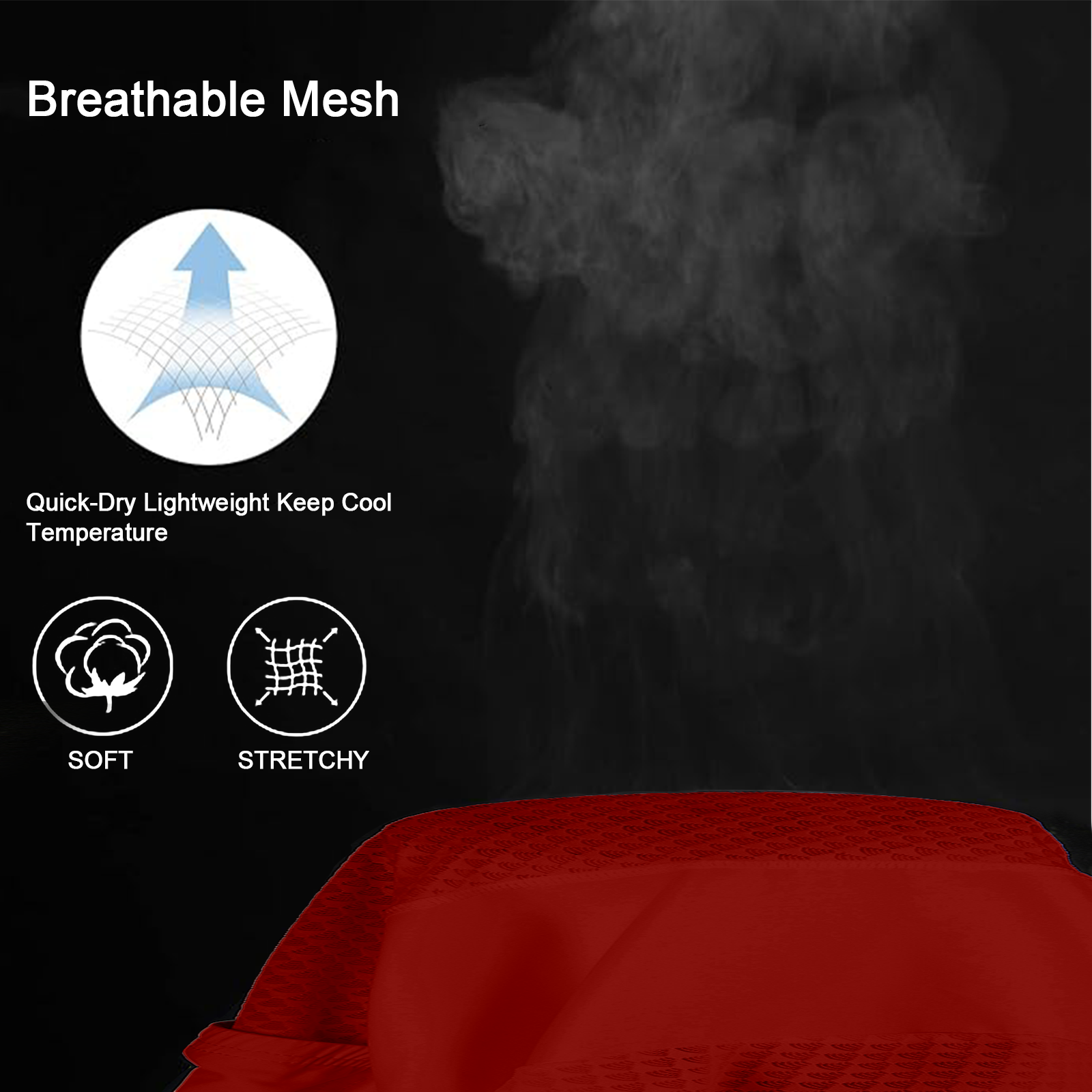 Women Quick Dry Breathable Long Sleeve Cycling Jersey Red