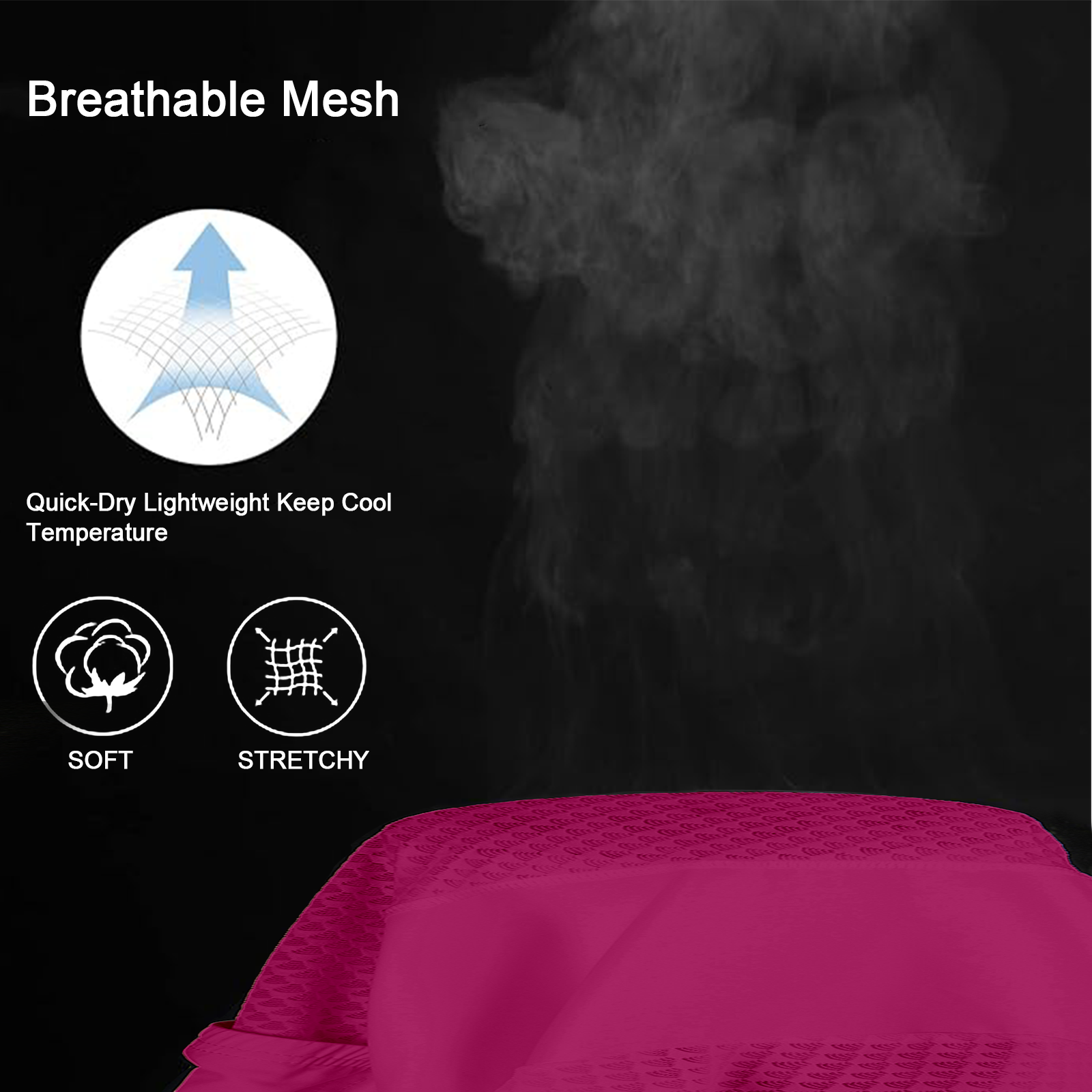 Women Quick Dry Breathable Long Sleeve Cycling Jersey Rose Red