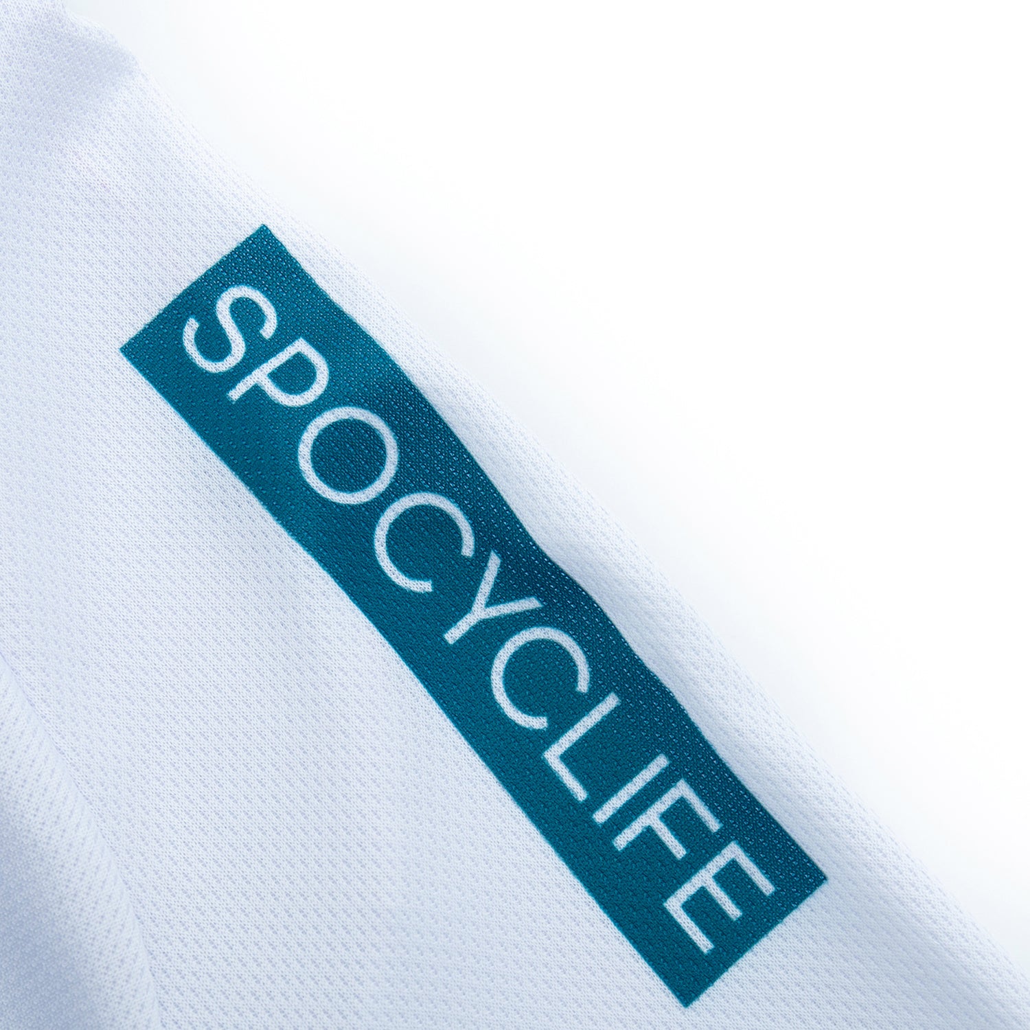 Men Cycling Jersey Quick Dry Breathable Halfzip Bike Shirt Blue White