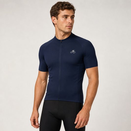 SPOCYCLIFE Men’s Cycling Jersey Quick Dry Breathable Short Sleeve Road Bike Shirt