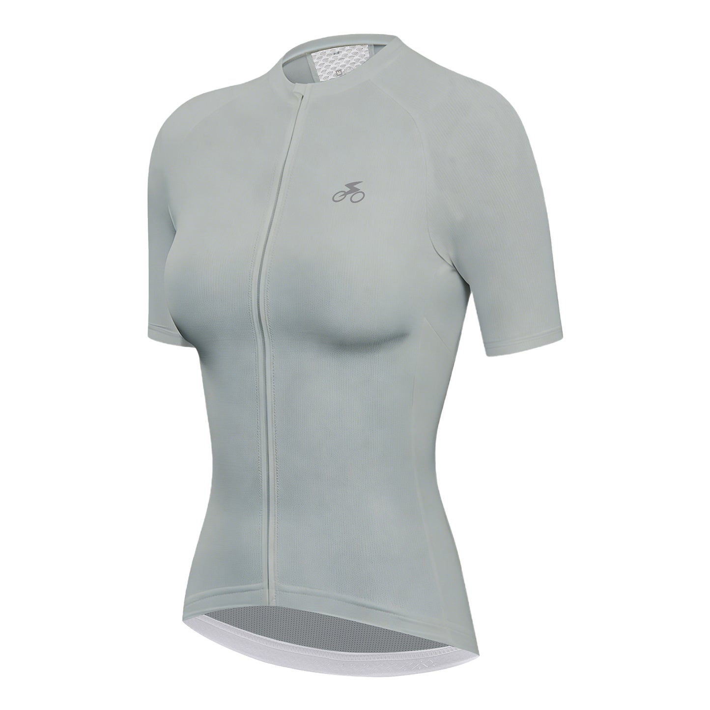 Women Cycling Jersey Quick Dry Breathable Bike Shirt Gray