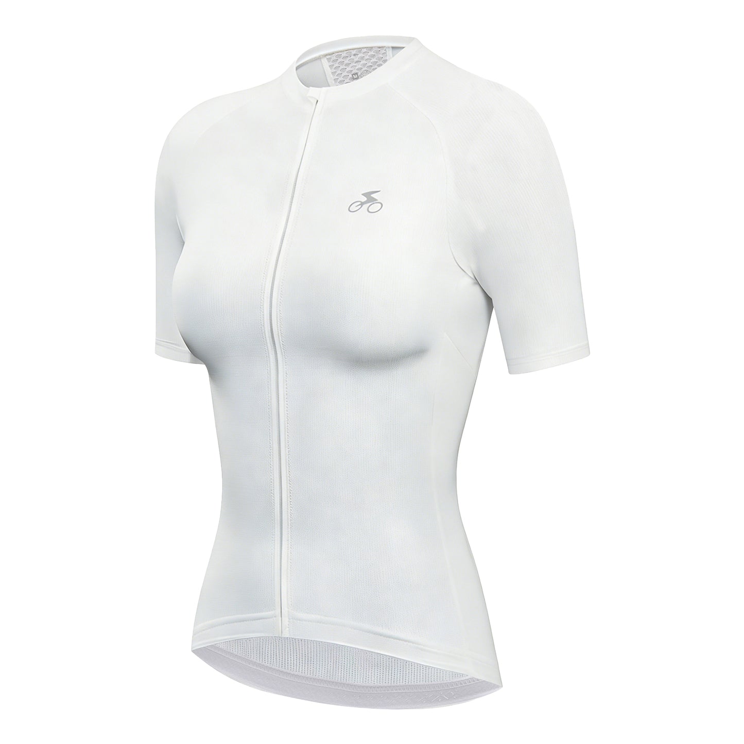 Women Cycling Jersey Quick Dry Breathable Bike Shirt White