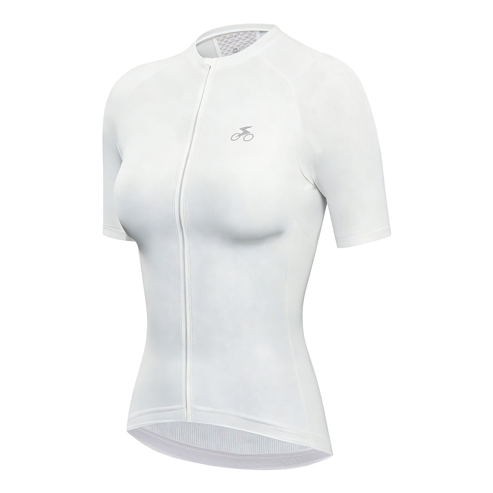 Women Cycling Jersey Quick Dry Breathable Bike Shirt White