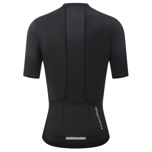 Women Cycling Jersey Quick Dry Breathable Short Sleeve Black