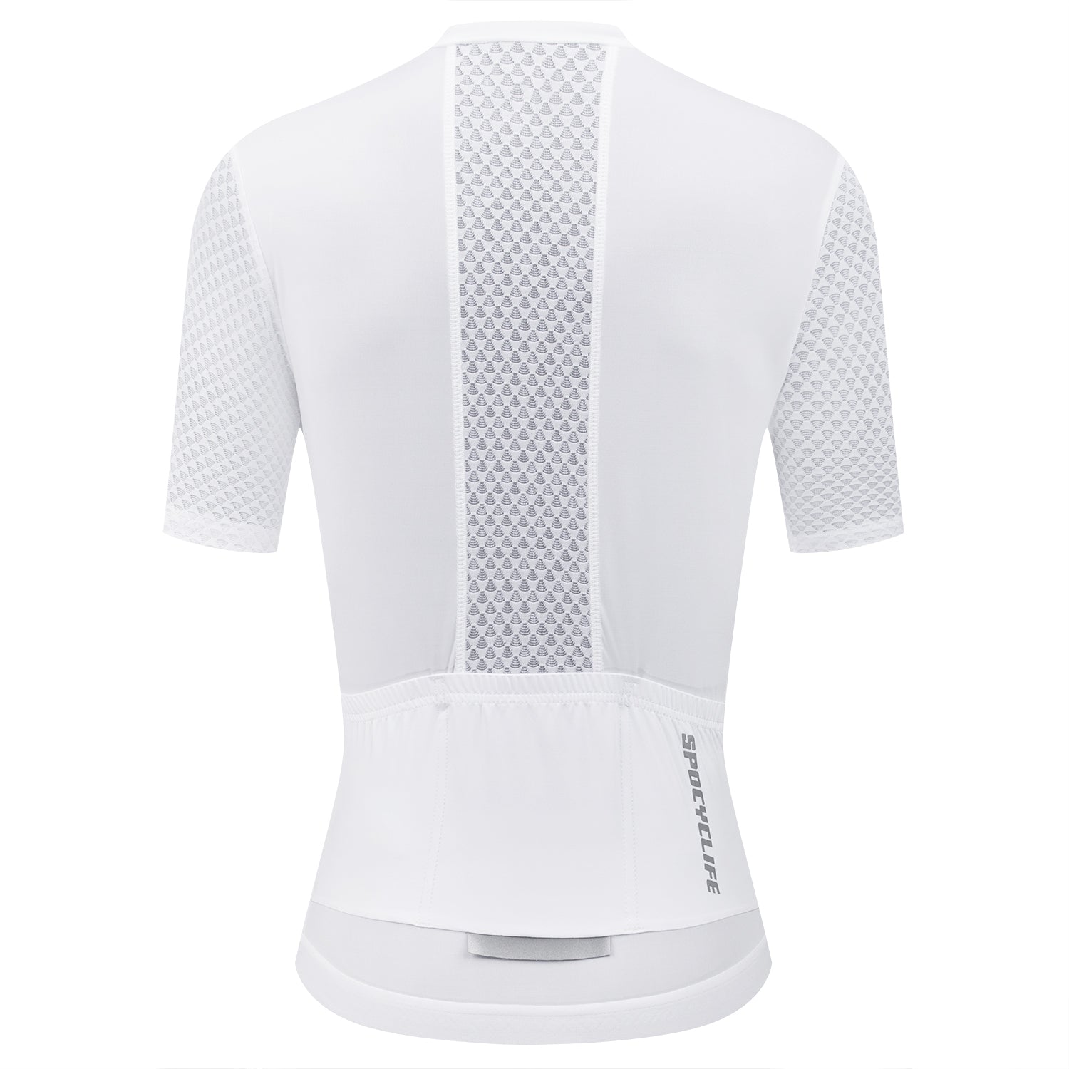 Women Cycling Jersey Quick Dry Breathable Short Sleeve White