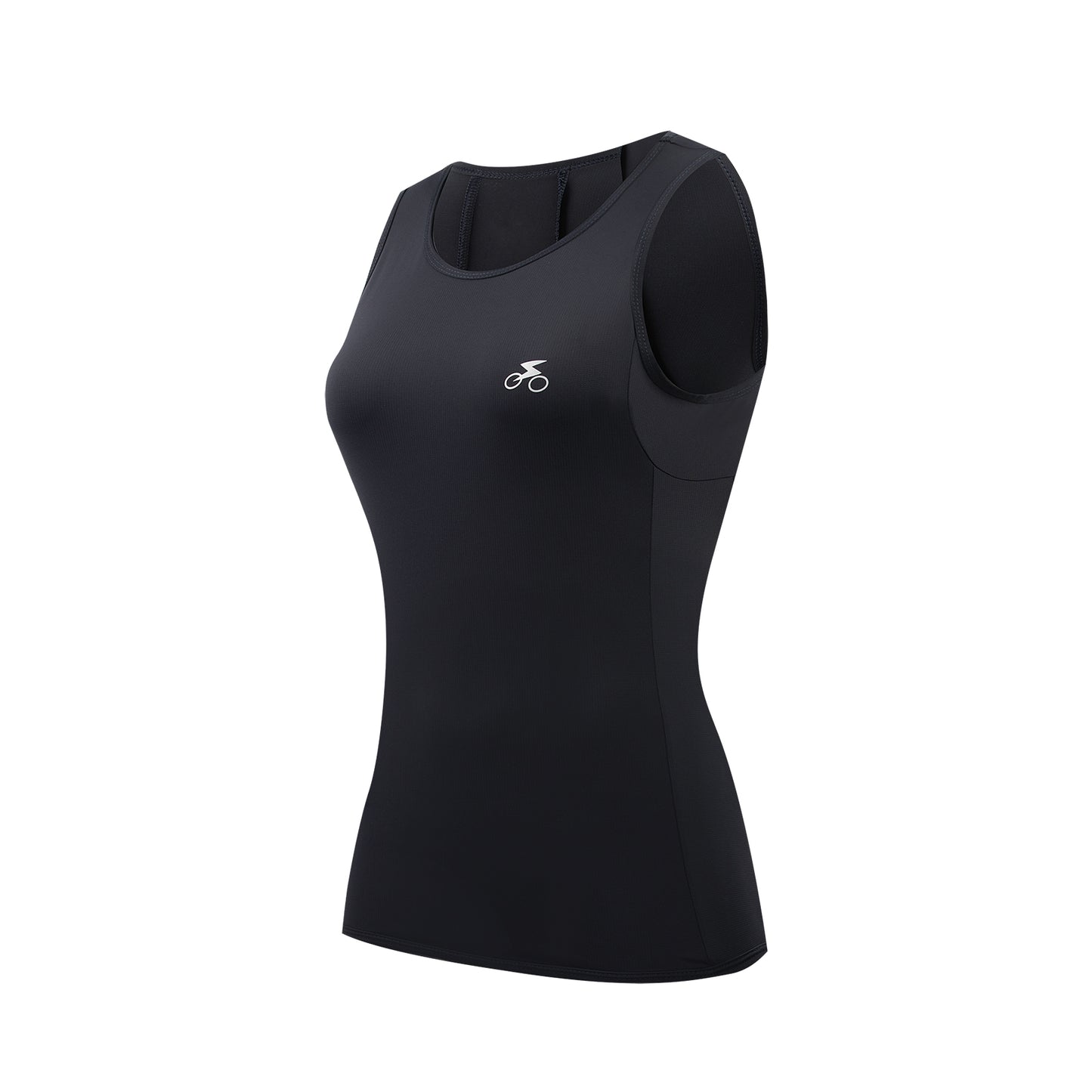Women Sleeveless Cycling Jersey Quick Dry Breathable Cycling Vest Black