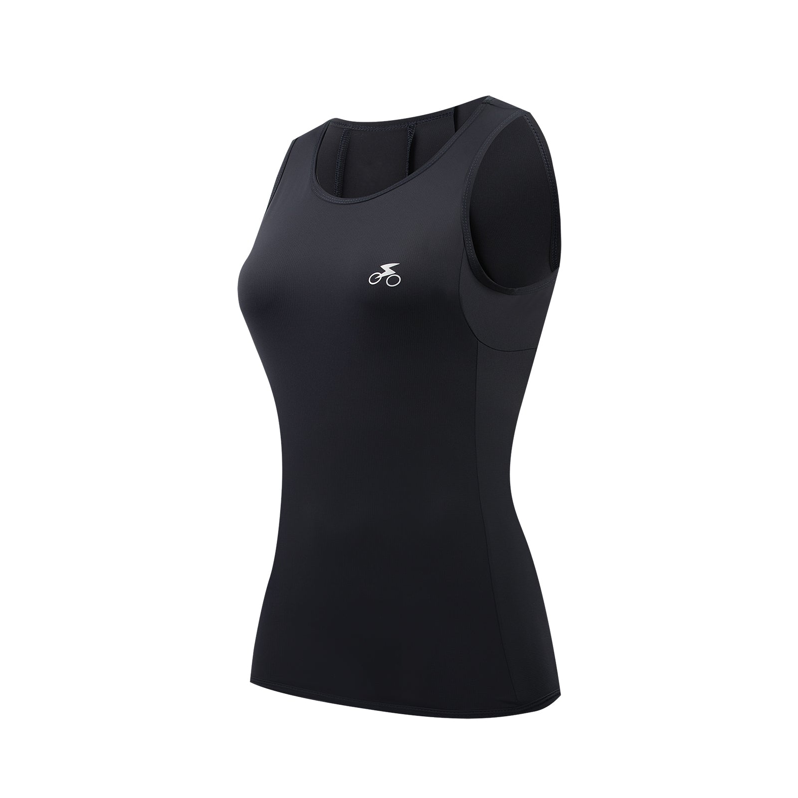 Women Sleeveless Cycling Jersey Quick Dry Breathable Cycling Vest Black